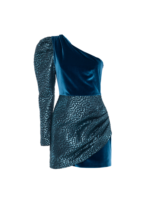 Parden' LELAND One-shoulder Dress Leo Green / 40