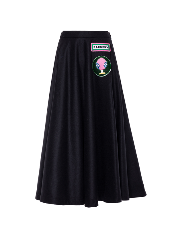 parden' LINDA Midi Skirt Black / 40