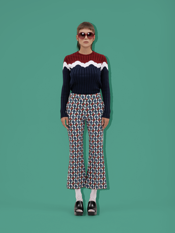 parden' MARNIE Knit “nuvolette” Top Navy / 40