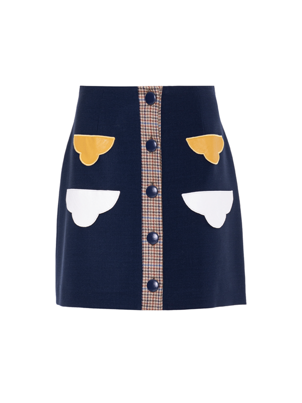 parden' MEGAN Mini Skirt Navy / 38