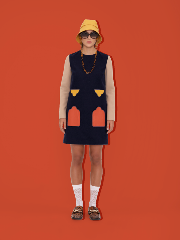 parden' MESU Dress Navy / 38