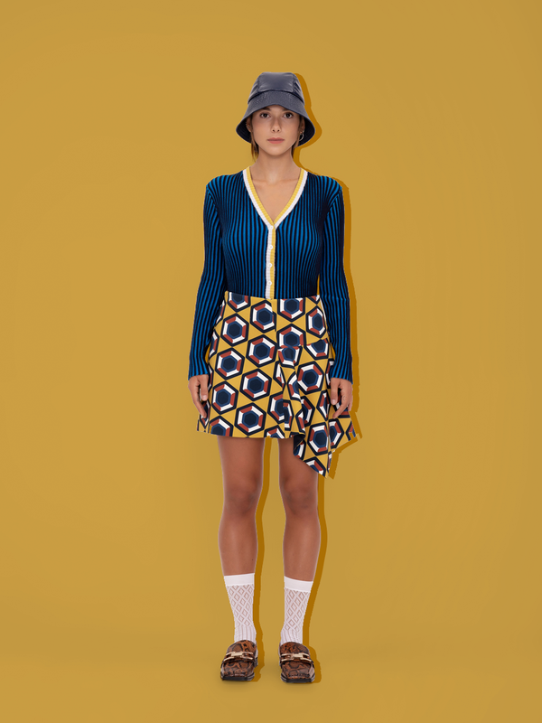 Parden' NIRA Mini Skirt 40 / Damaris Yellow