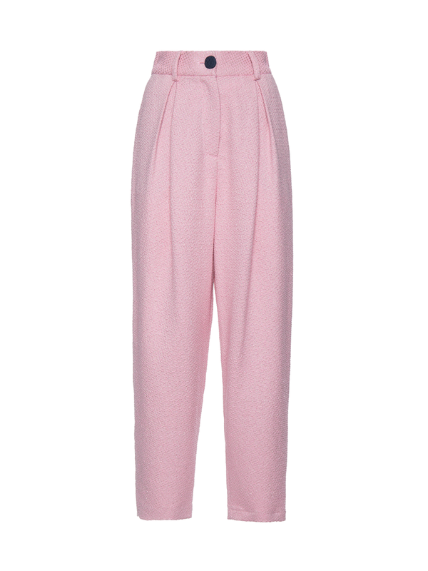 parden' PRESTON bouclè Trousers Pink / 40