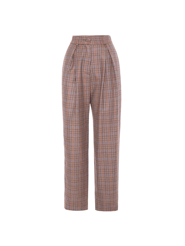 parden' PRESTON Trousers Check Brown / 40