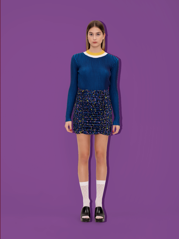 parden' REGINA Mini Skirt Leo Navy / 40