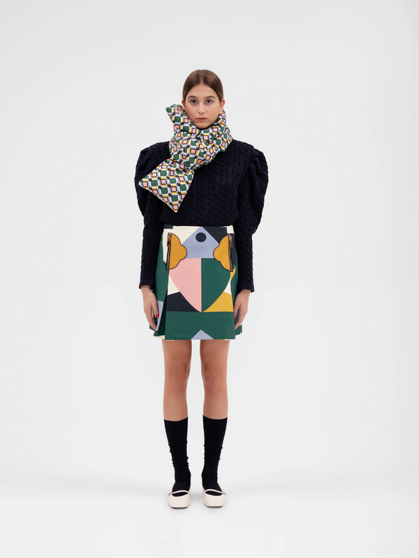 Parden' ROSA Cable Knit Top Navy / 40