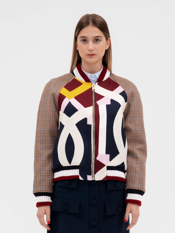 Parden' SAMUEL Bomber Check Brown / 40