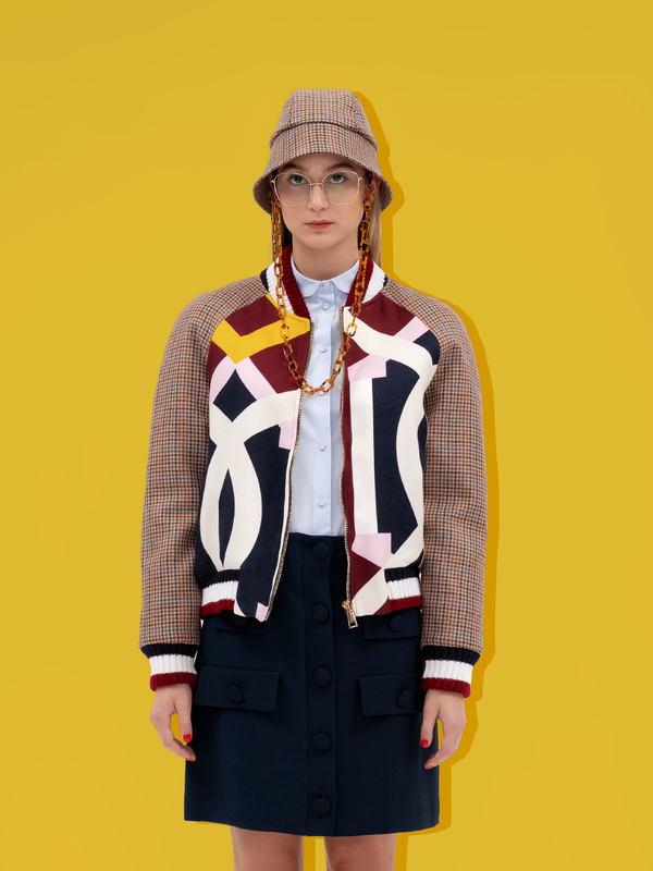 parden' SAMUEL Bomber Check Brown / 40