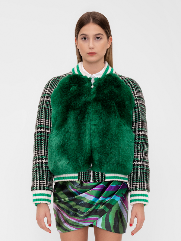 Parden' SAMUEL Bomber Check Green / 40