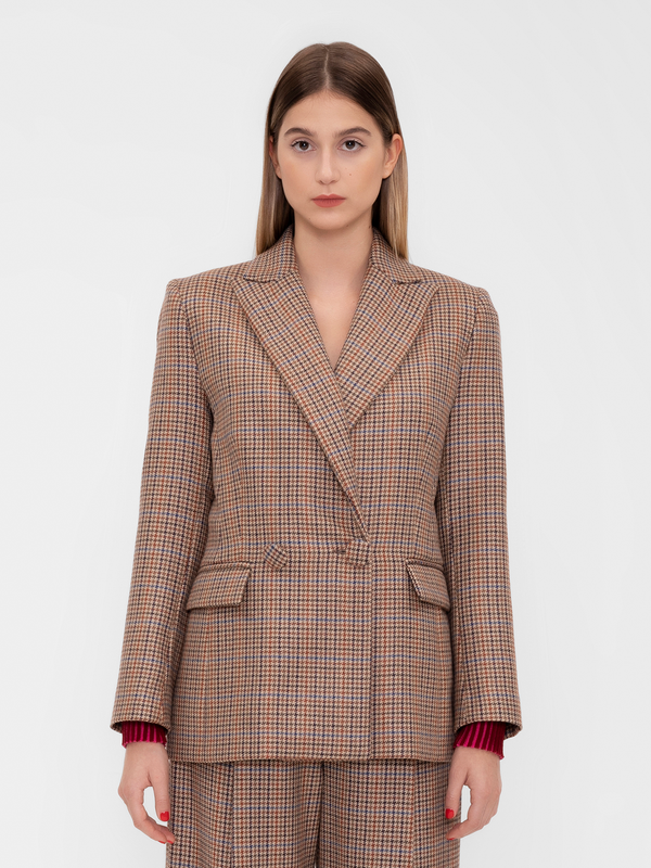 Parden' SANDER Blazer Check Brown / 44