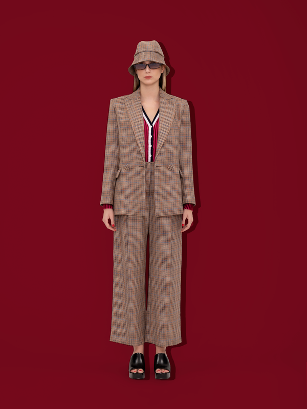 parden' SANDER Blazer Check Brown / 44