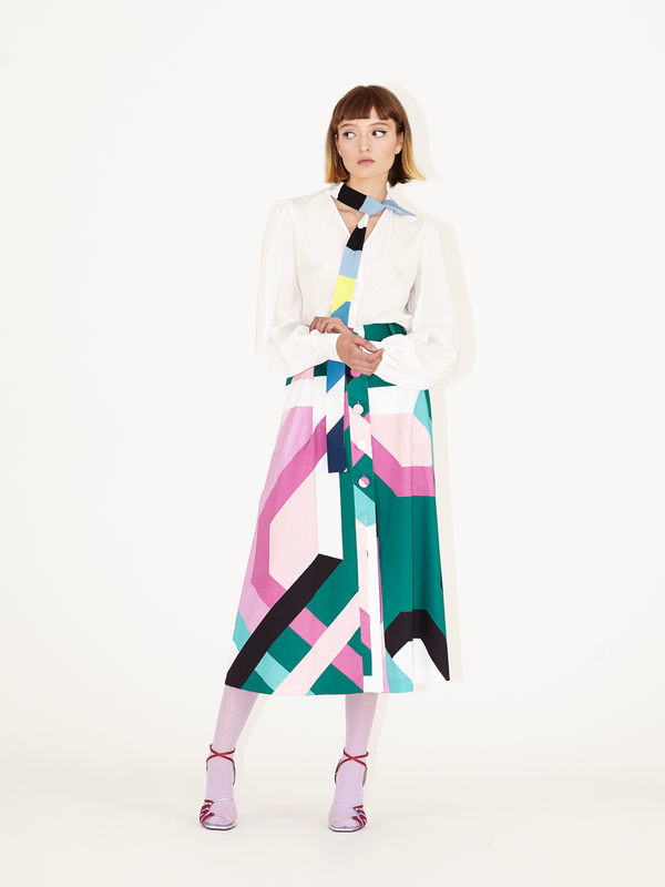 Parden' TALULLA Maxi Skirt Vida Green / 40