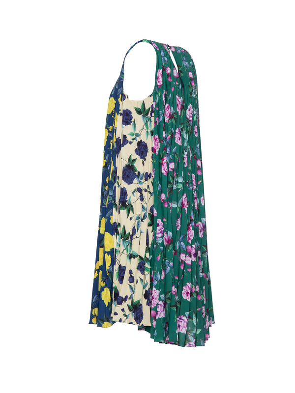 Parden' VALMONT Dress Roses Creme/Green/Navy / 40