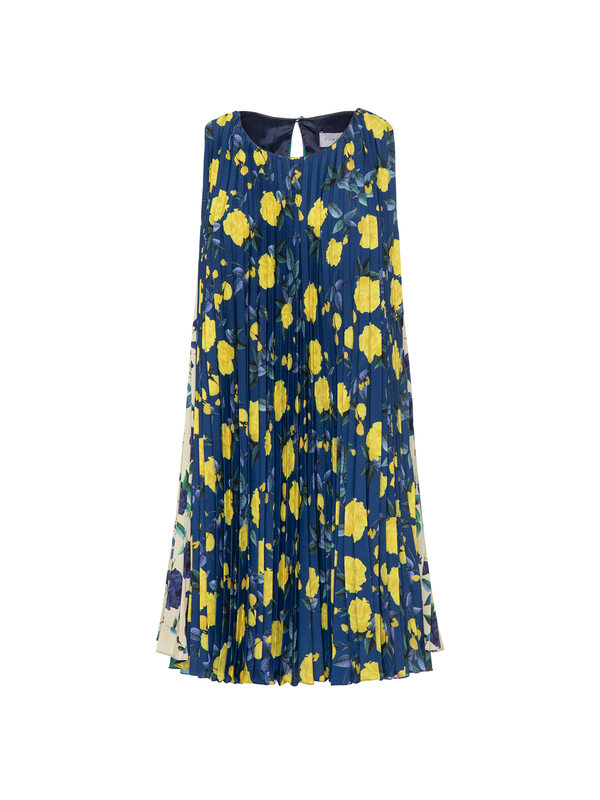 parden' VALMONT Dress Roses Creme/Green/Navy / 40