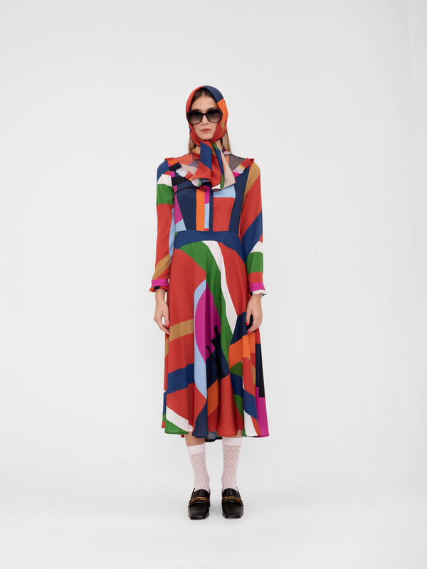 Parden' VERA Dress Farrell Burgundy / 42