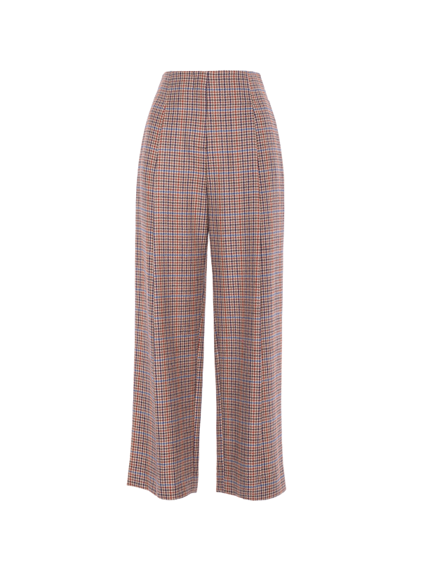 parden' YOK Trousers Check Brown / 38