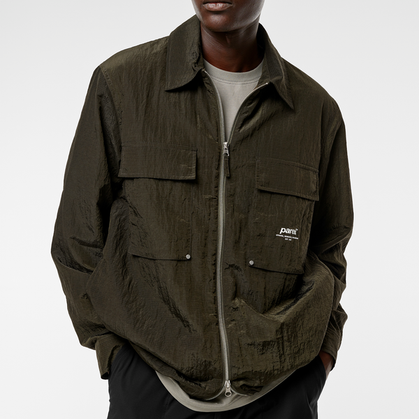 Parel Faro Luma Overshirt - Army Green