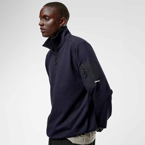 Parel Toba Quarter Zip - Navy Blue