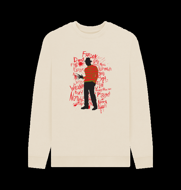 Parka London A Nightmare On Elm Street Freddy Krueger Cream Sweatshirt