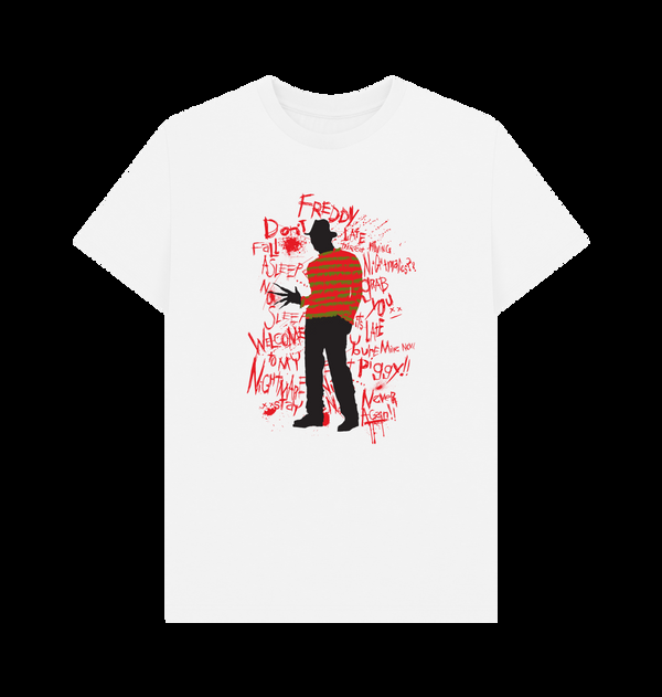 Parka London A Nightmare On Elm Street Freddy Krueger White T-Shirt