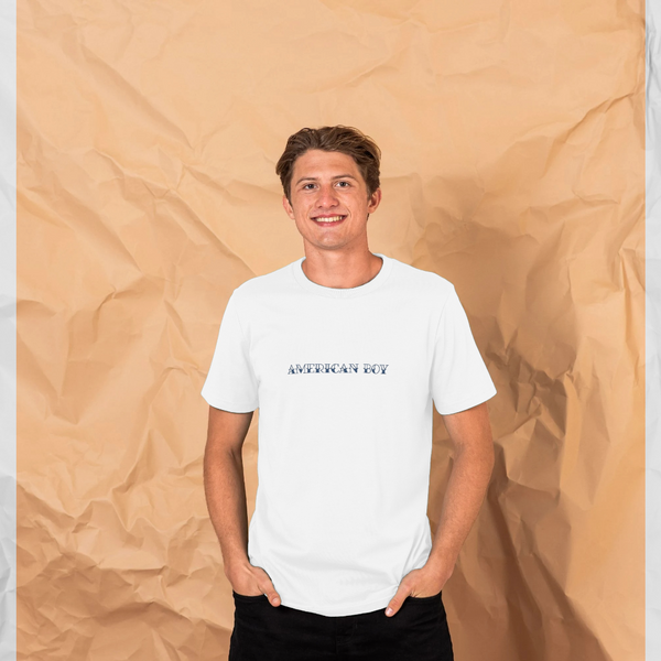 parka london apoh American Boy Graphic White T-Shirt