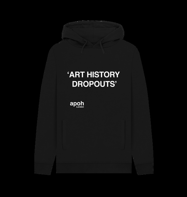 Parka London Apoh Art History Dropouts Slogan Black Hoodie