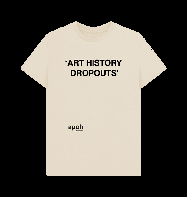 Parka London Apoh Art History Dropouts Slogan Cream T-Shirt
