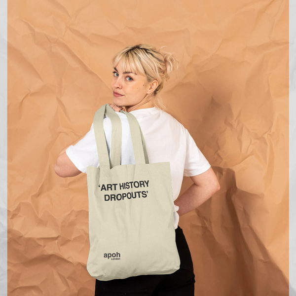 parka london APOH Art History Dropouts Slogan Natural Tote Bag