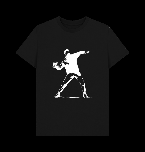 Parka London APOH Banksy Festival Cup Thrower Black T-Shirt