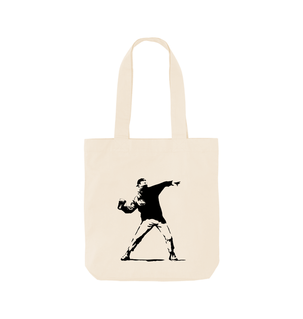 Parka London Apoh Banksy Festival Cup Thrower Natural Tote Bag