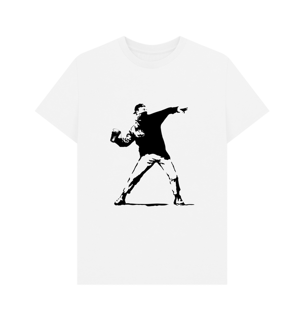 Parka London APOH Banksy Festival Cup Thrower White T-Shirt