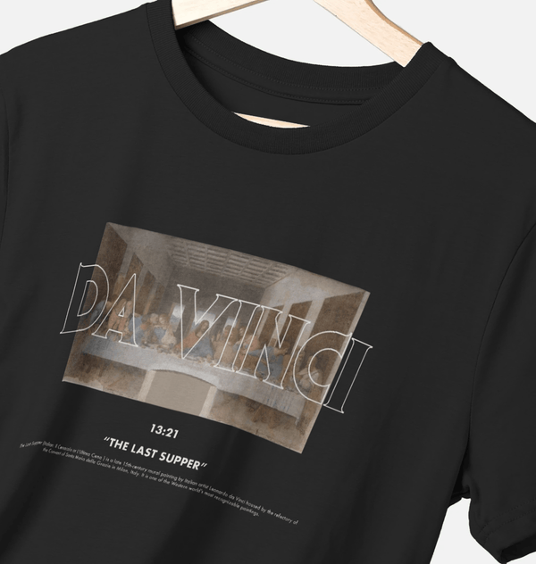 parka london apoh Da Vinci Last Supper Black T-Shirt