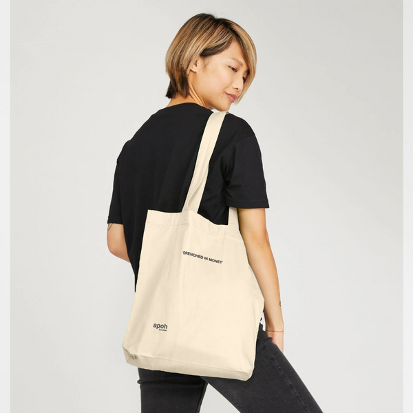 parka london APOH Drenched In Monet Slogan Natural Tote Bag