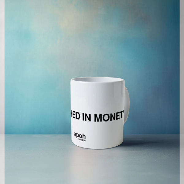 parka london APOH Drenched In Monet Slogan White Mug