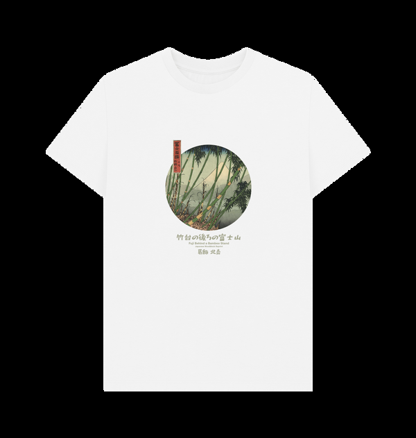 Parka London APOH Hokusai Fuji Bamboo White T-Shirt