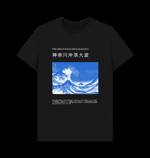 Parka London Apoh Hokusai Off Kanagawa Black T-Shirt