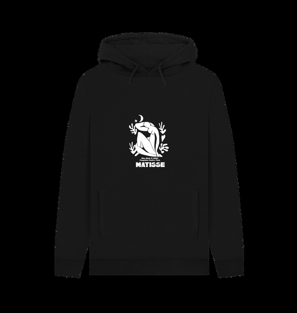 Parka London APOH Matisse Blue Nude II Black Hoodie