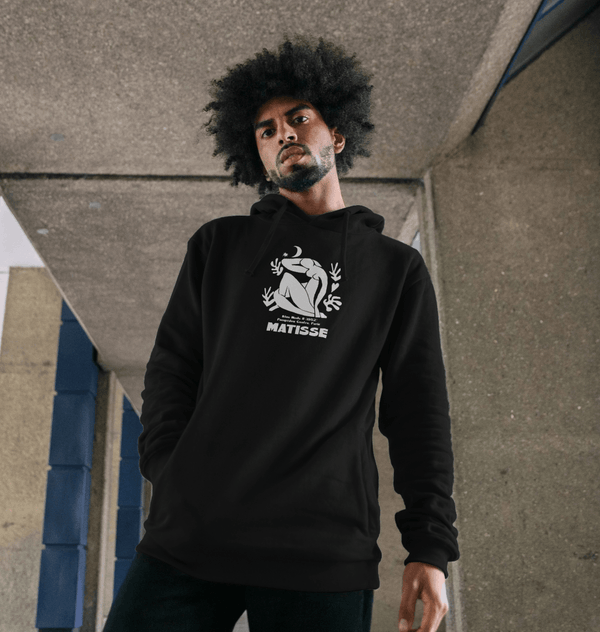 parka london APOH Matisse Blue Nude II Black Hoodie