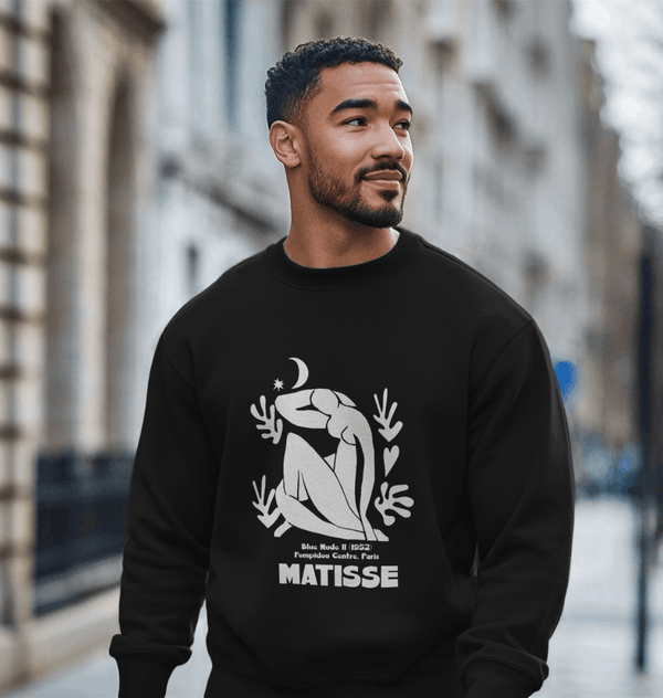 parka london APOH Matisse Blue Nude II Black Sweatshirt