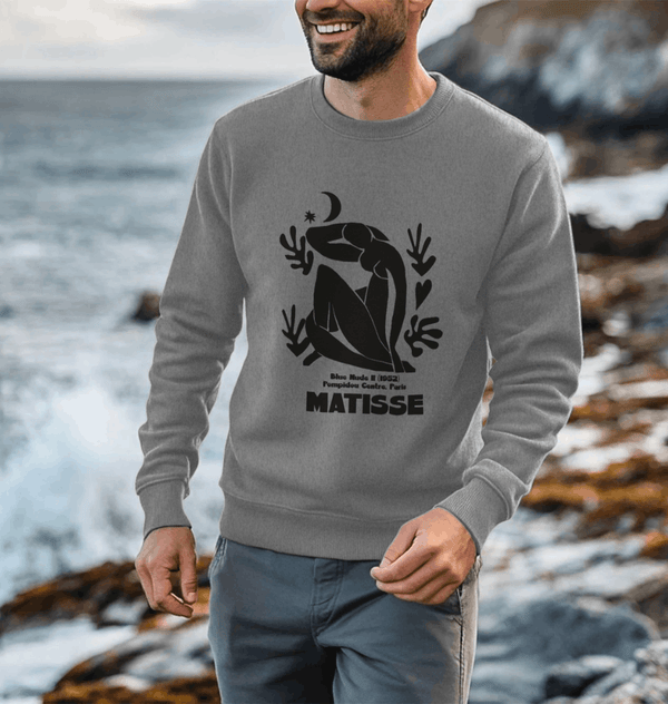 parka london APOH Matisse Blue Nude II Heather Grey Sweatshirt