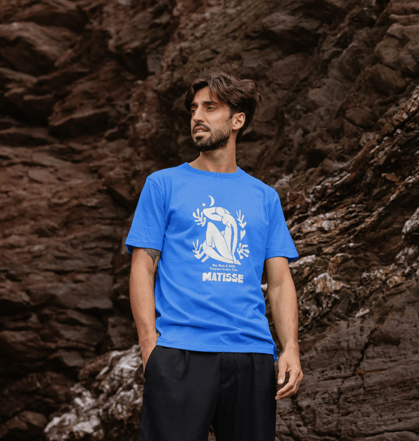 parka london APOH Matisse Blue Nude II Royal Blue T-Shirt