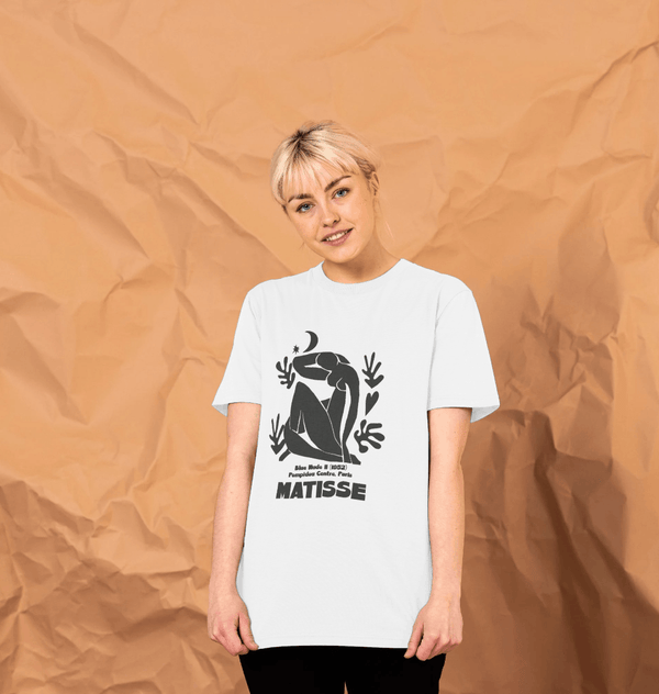 parka london APOH Matisse Blue Nude II White T-Shirt