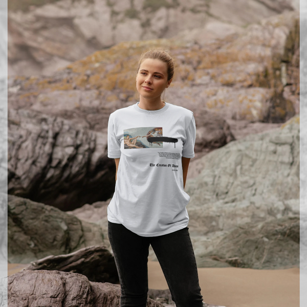 parka london apoh Michelangelo First Man White T-Shirt