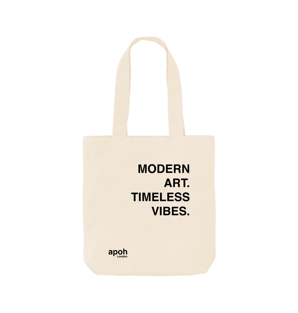 Parka London APOH Modern Art Slogan Natural Tote Bag