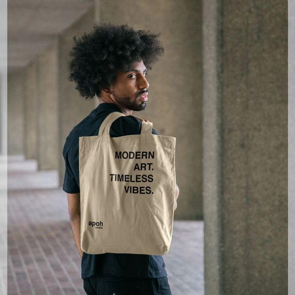 parka london APOH Modern Art Slogan Natural Tote Bag