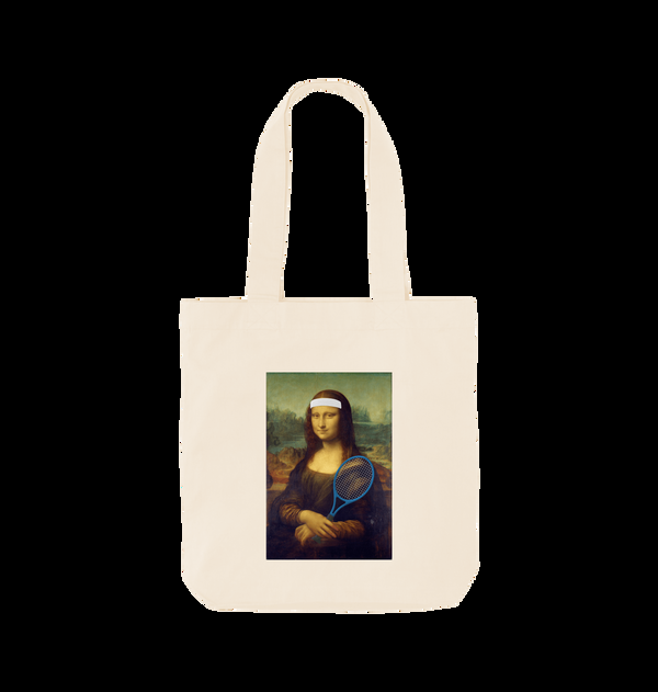 Parka London Apoh Mona Lisa Tennis Natural Tote Bag
