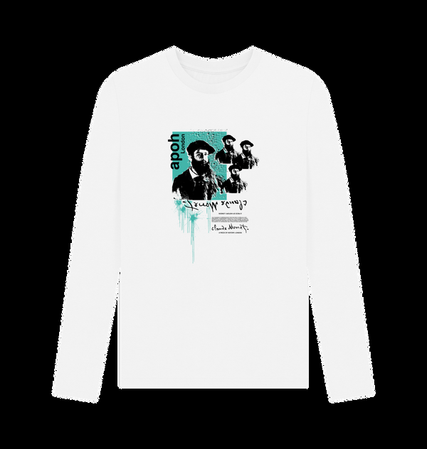 Parka London Apoh Monet Impressionist White Long Sleeve T-Shirt