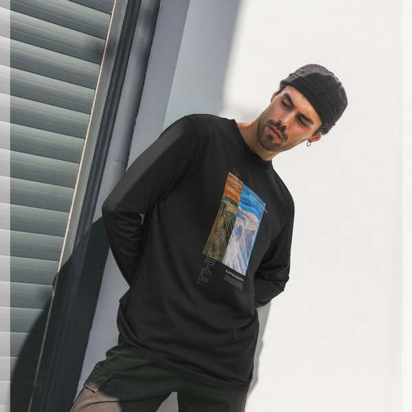 parka london apoh Munch Expressionism Black Long Sleeve T-Shirt
