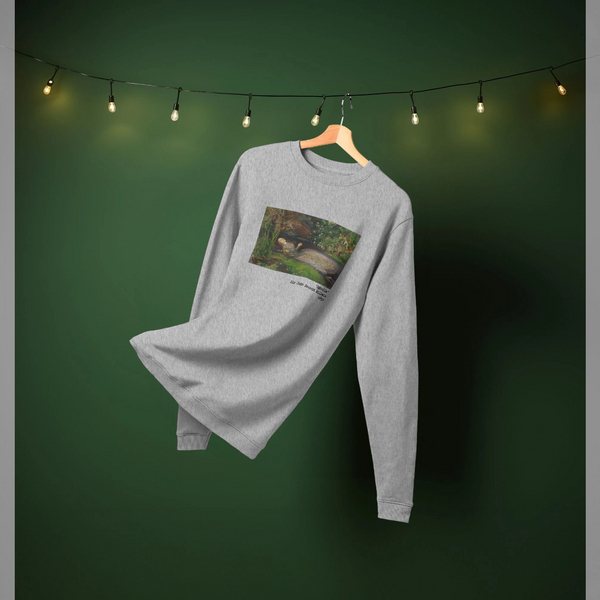 parka london apoh Ophelia 1852 Graphic Grey Sweatshirt