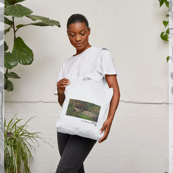 parka london apoh Ophelia 1852 Graphic White Tote Bag